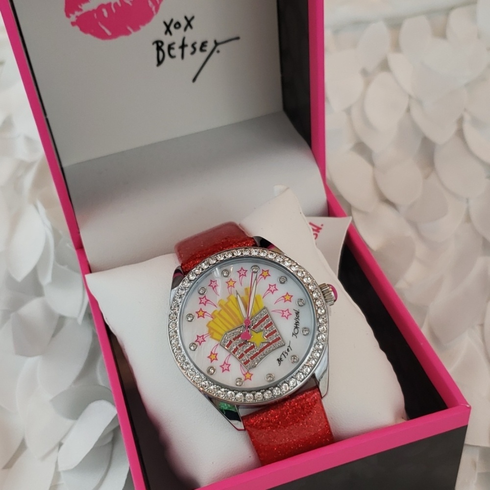 Betsey Johnson Fries watch